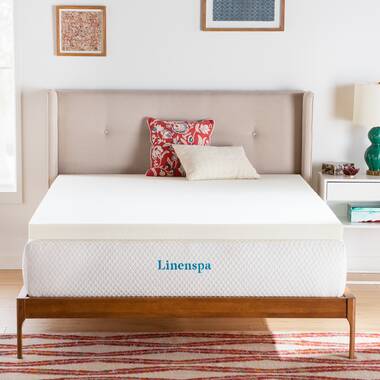 Linenspa 3 inch gel deals infused memory foam mattress topper